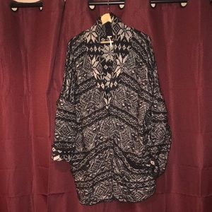 Free People cozy Wool oversized sweater sz L